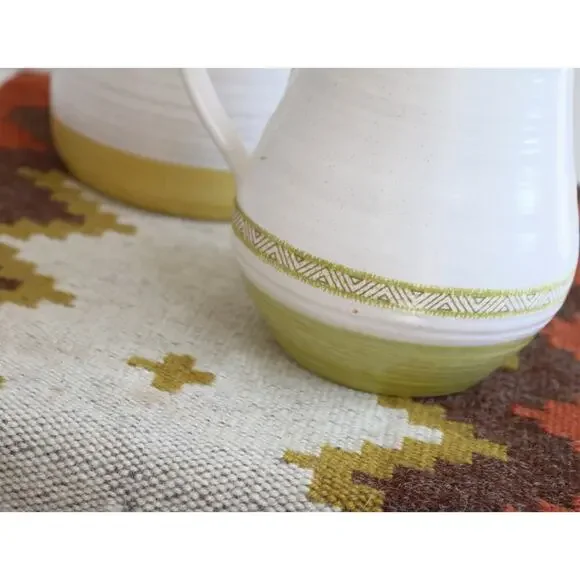 1970's Franciscan Mid Century Pitchers Set of Two 60's Earthenware Hacienda Gold - Picture 7 of 7